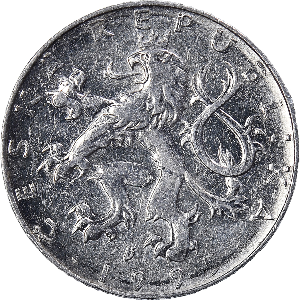 Coin, Czech Republic, 50 Haleru, 1995