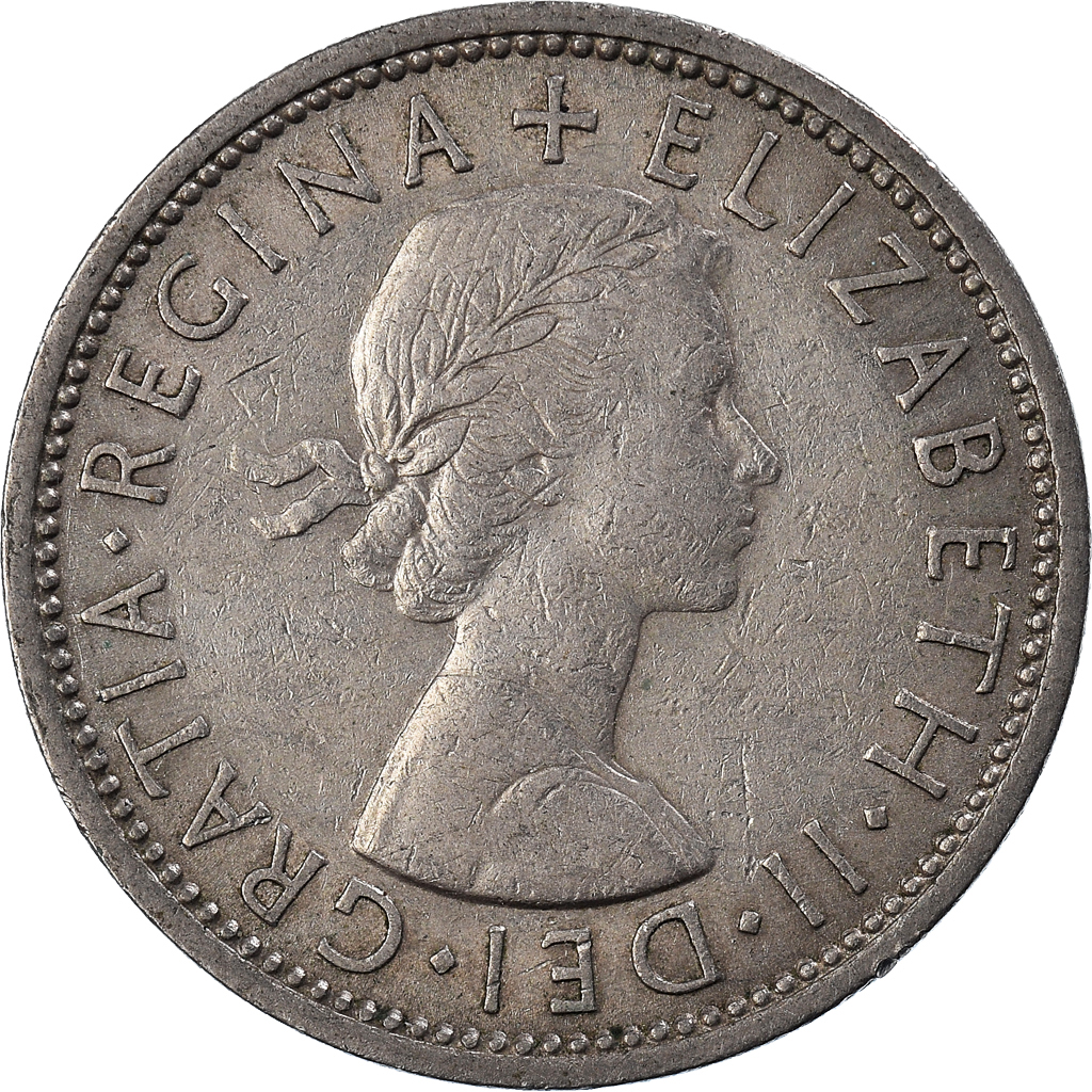Moneda, Gran Bretaña, Florin, Two Shillings, 1967