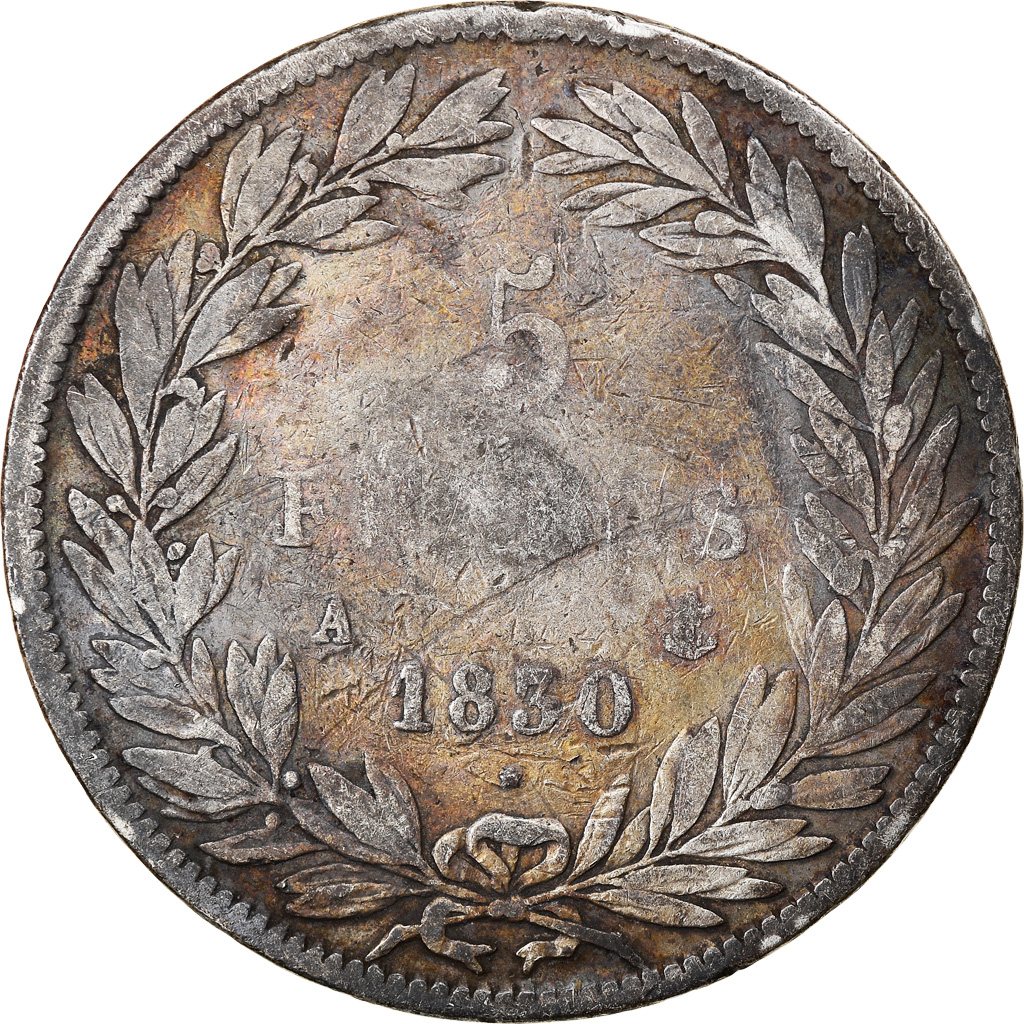 Coin, France, Louis-Philippe, 5 Francs, 1830, Paris, , Silver, KM:736.1