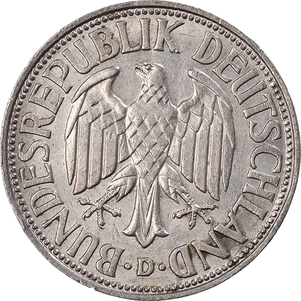 Coin, GERMANY - FEDERAL REPUBLIC, Mark, 1968