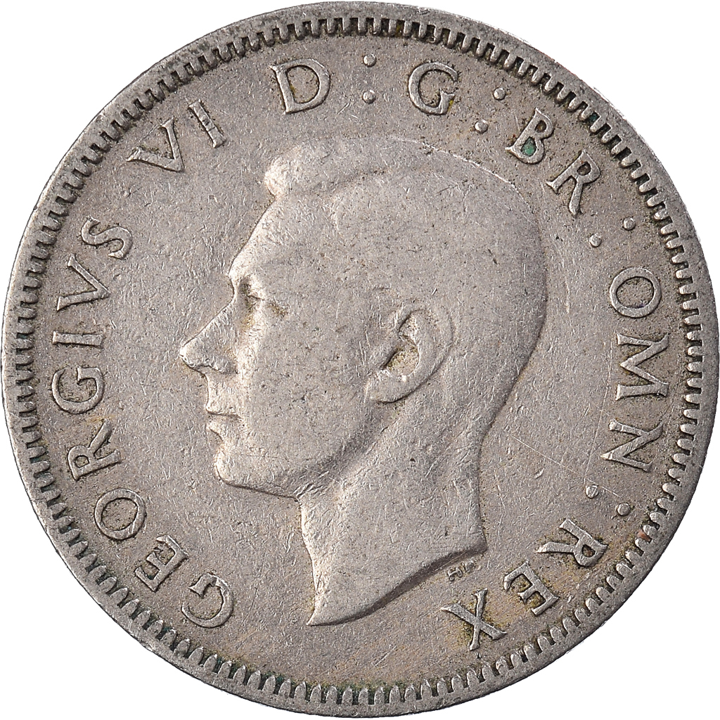 Moneda, Gran Bretaña, Shilling, 1950
