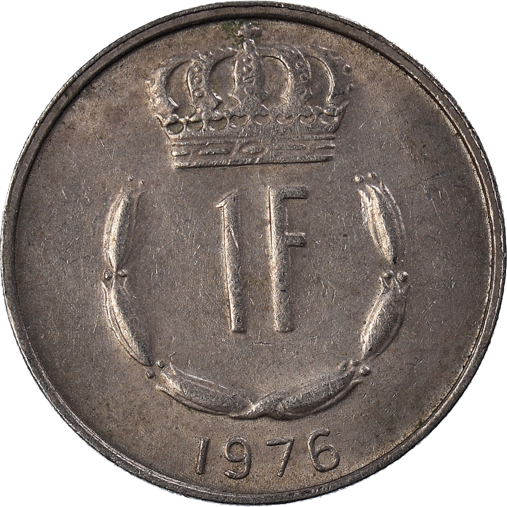 Moneda, Luxemburgo, Franc, 1976