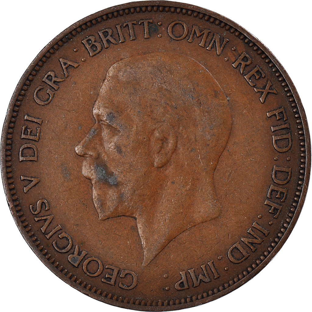 Moneda, Gran Bretaña, Penny, 1935