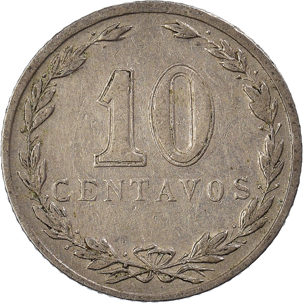 Coin, Argentina, 10 Centavos, 1936