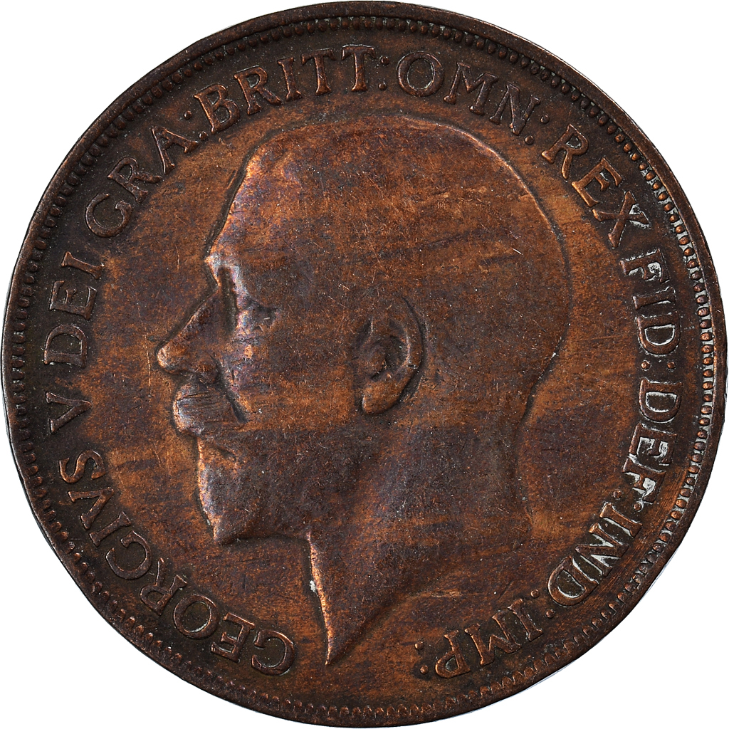 Moneda, Gran Bretaña, Penny, 1918