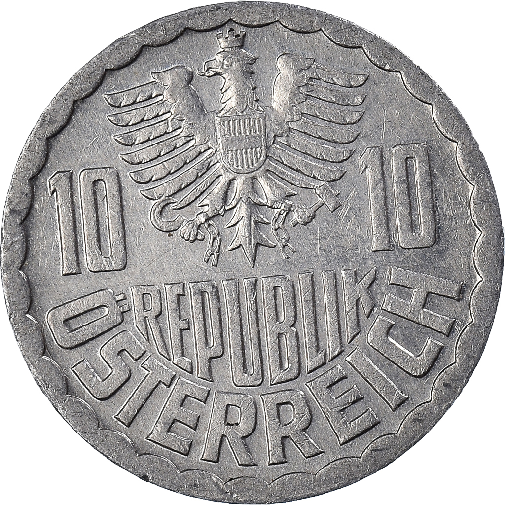 Moneda, Austria, 10 Groschen, 1990