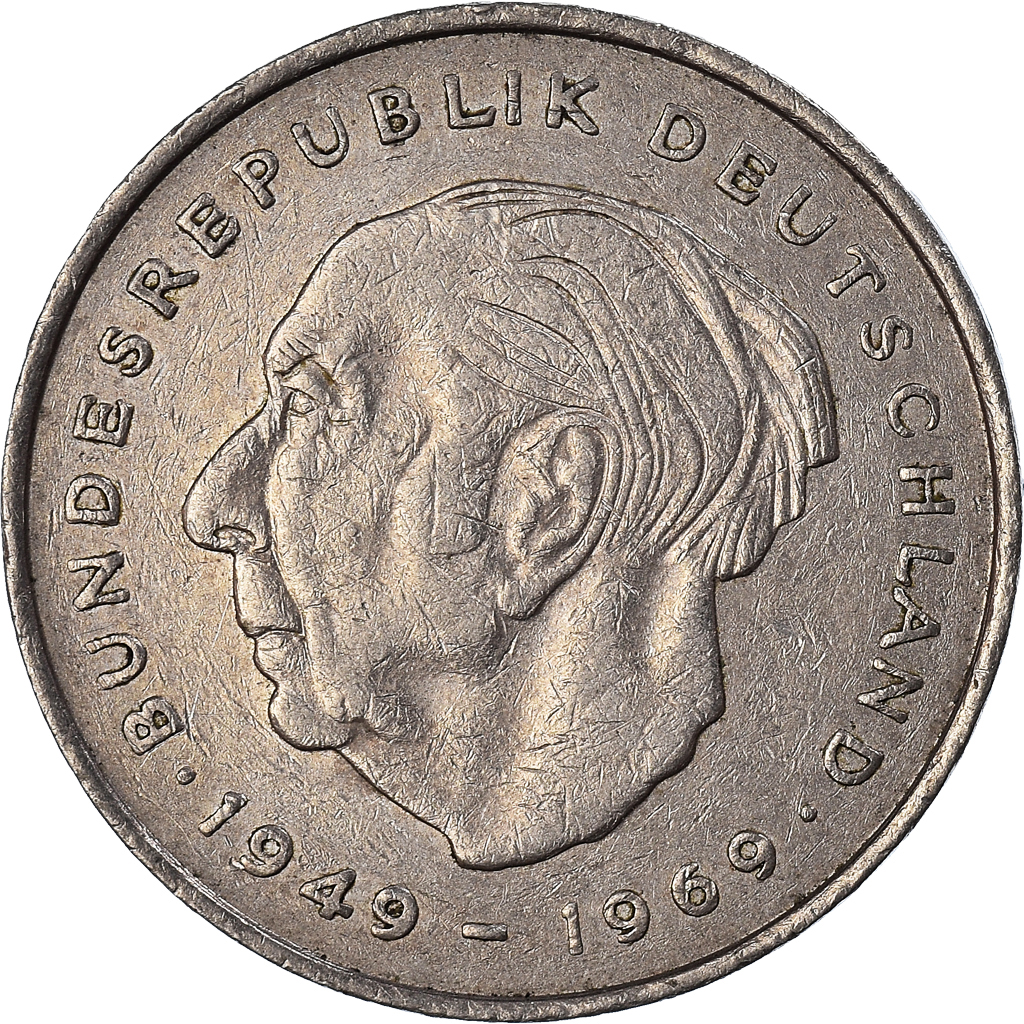 Coin, GERMANY - FEDERAL REPUBLIC, 2 Mark, 1974