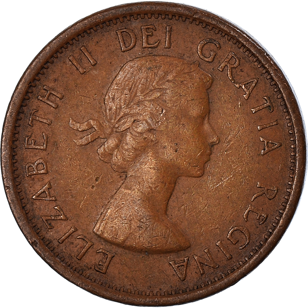 Moneda, Canadá, Cent, 1963