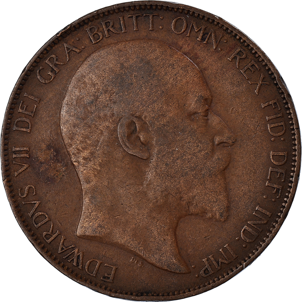 Moneda, Gran Bretaña, Penny, 1906