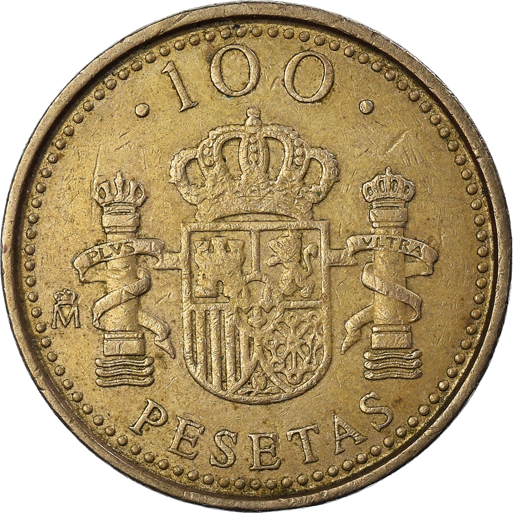 Moneda, España, 100 Pesetas, 1998