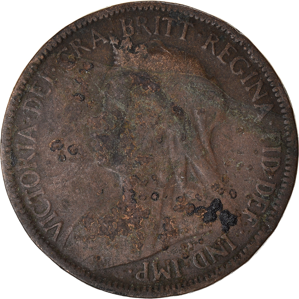 Moneda, Gran Bretaña, 1/2 Penny, 1901