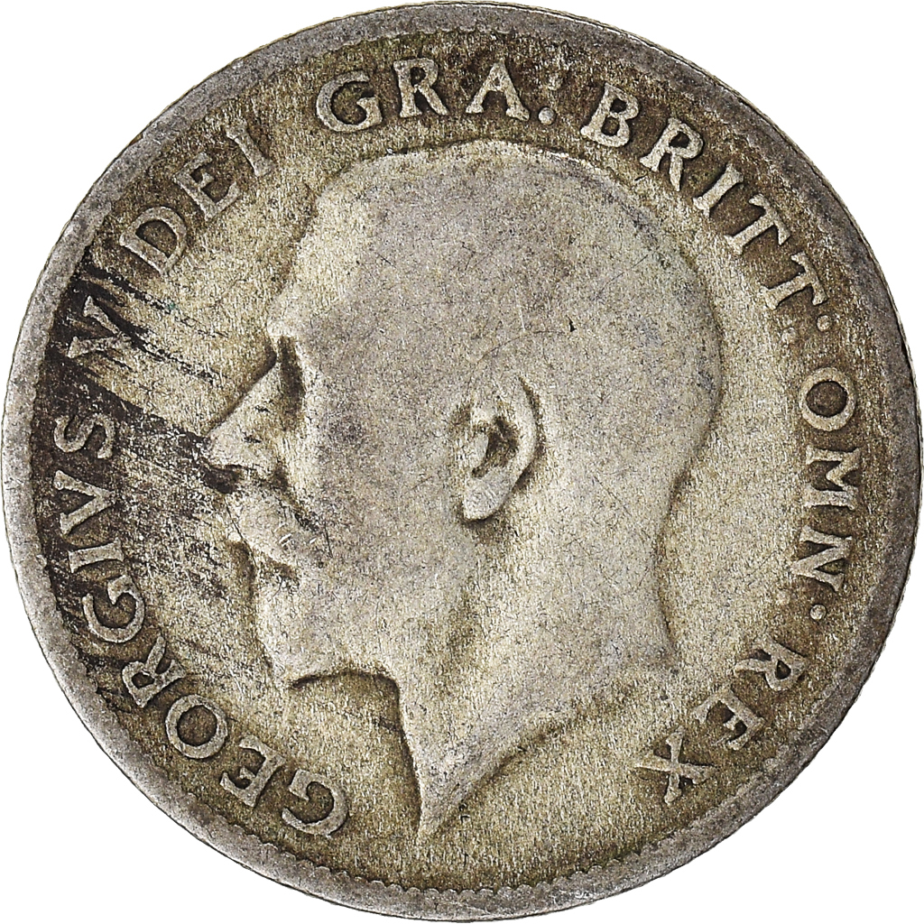 Moneda, Gran Bretaña, 6 Pence, 1920