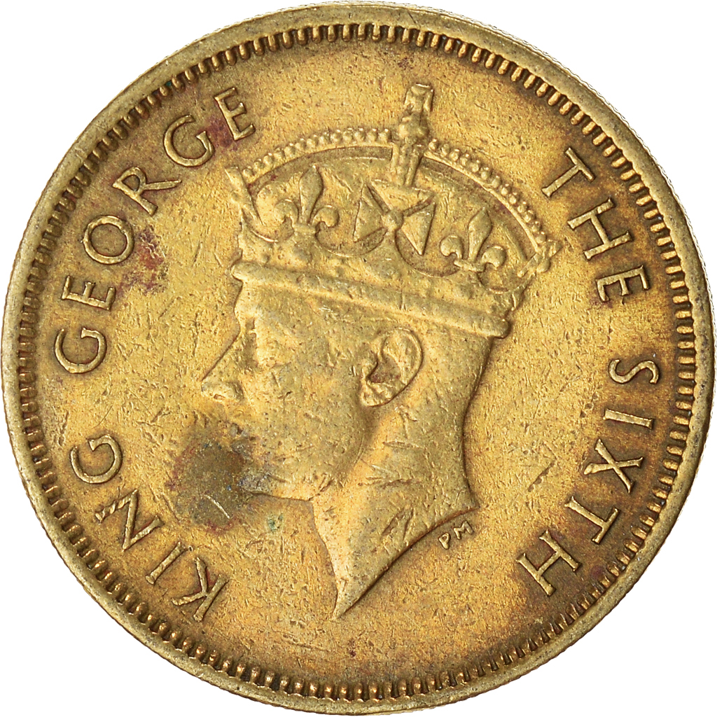 Moneda, Hong Kong, 10 Cents, 1948