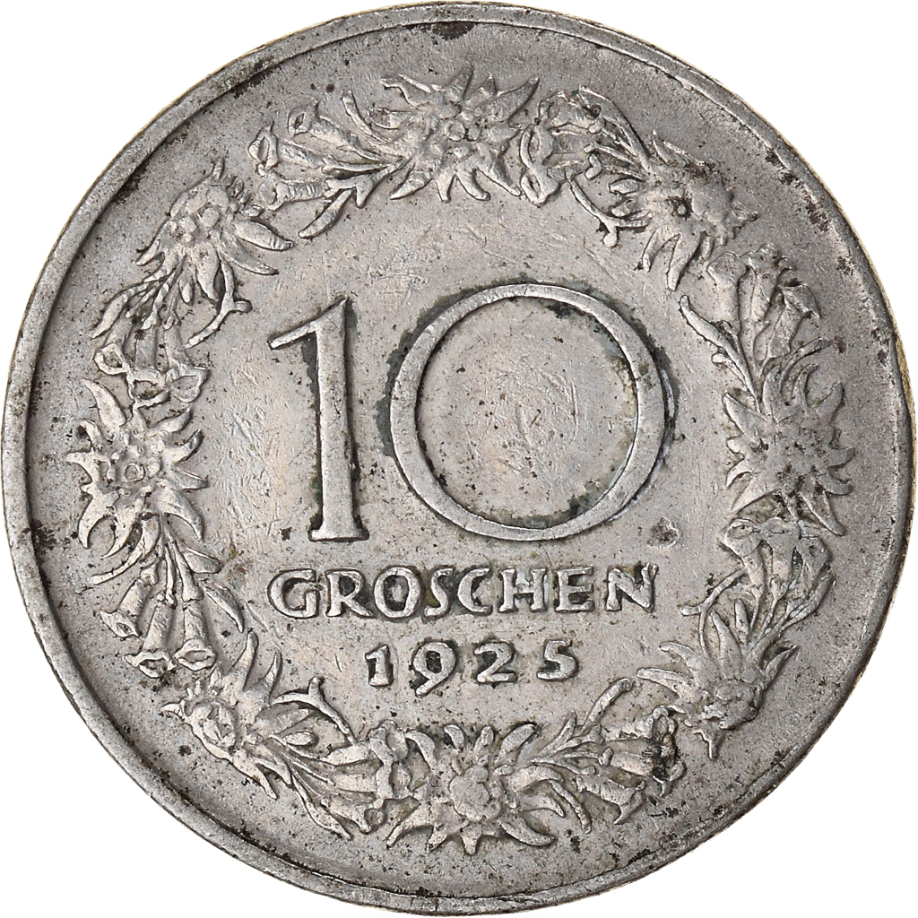 Moneda, Austria, Groschen, 1925