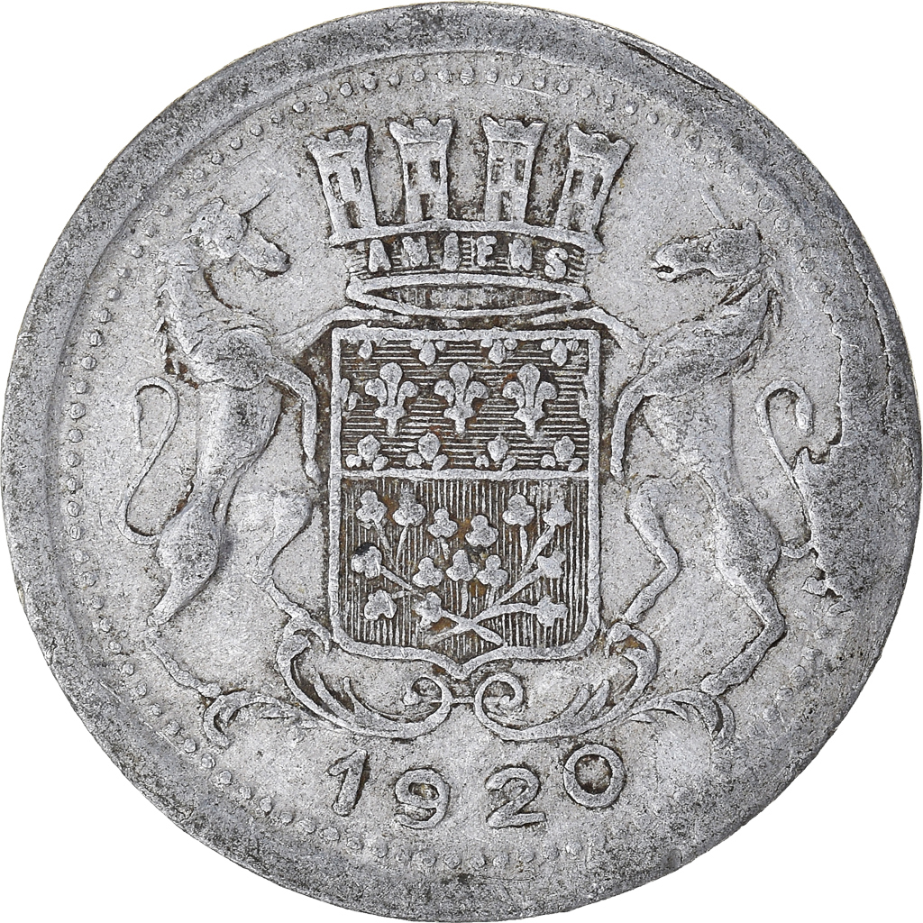 Coin, France, 10 Centimes, 1920