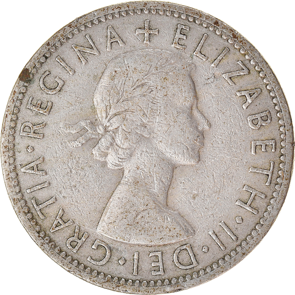 Moneda, Gran Bretaña, 2 Shillings, 1957
