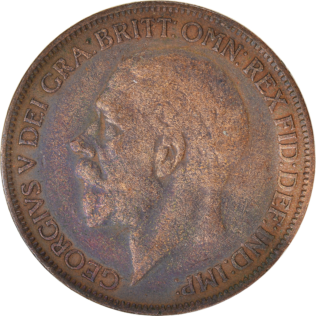 Moneda, Gran Bretaña, Penny, 1927