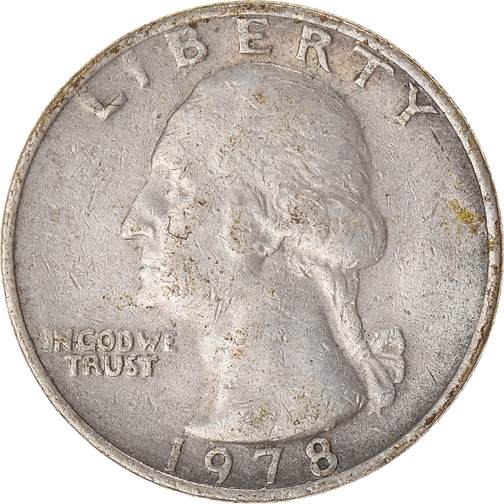 Moneda, Estados Unidos, Quarter, 1978