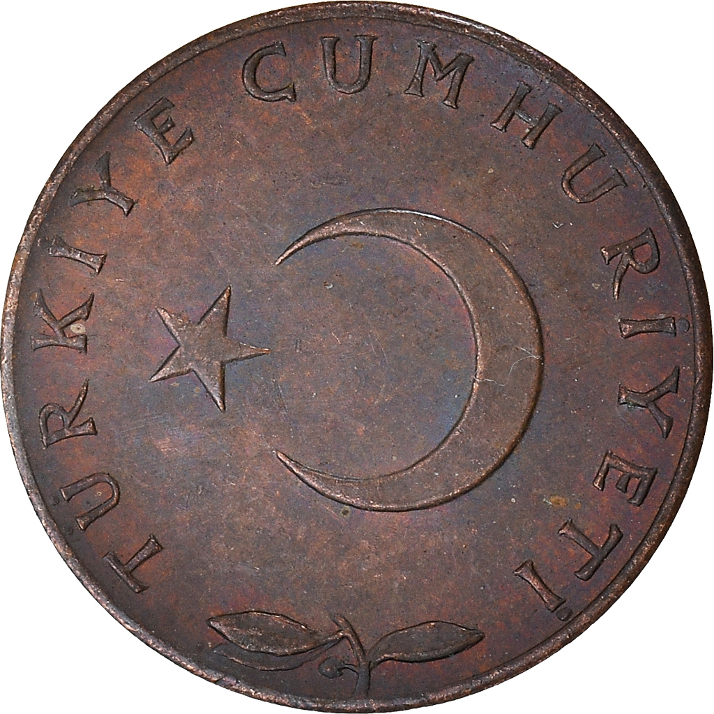 Coin, Turkey, 5 Kurus, 1970