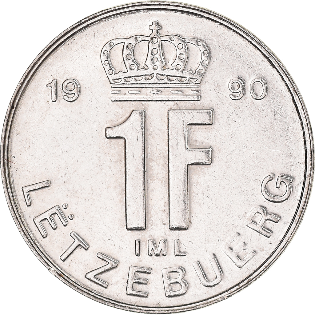 Moneda, Luxemburgo, Franc, 1990