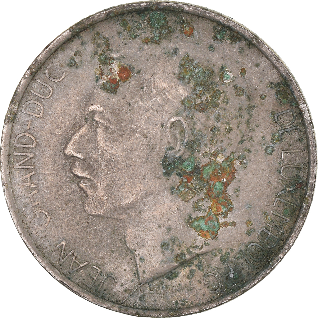 Moneda, Luxemburgo, 5 Francs, 1976
