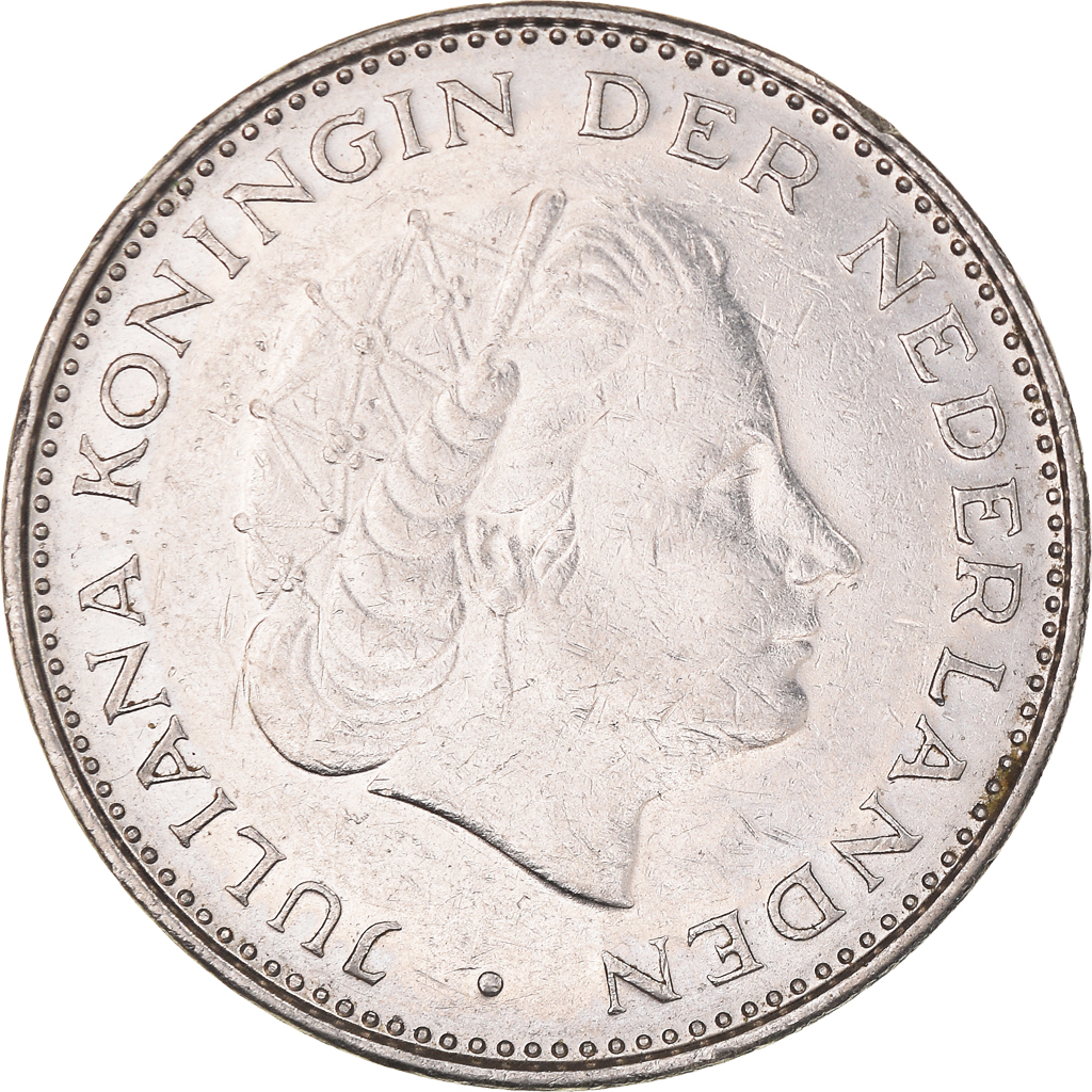 Moneda, Países Bajos, 2-1/2 Gulden, 1970