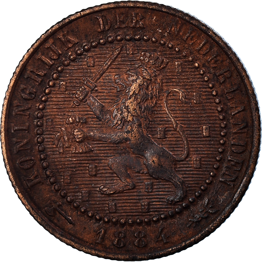 Coin, Netherlands, Cent, 1884