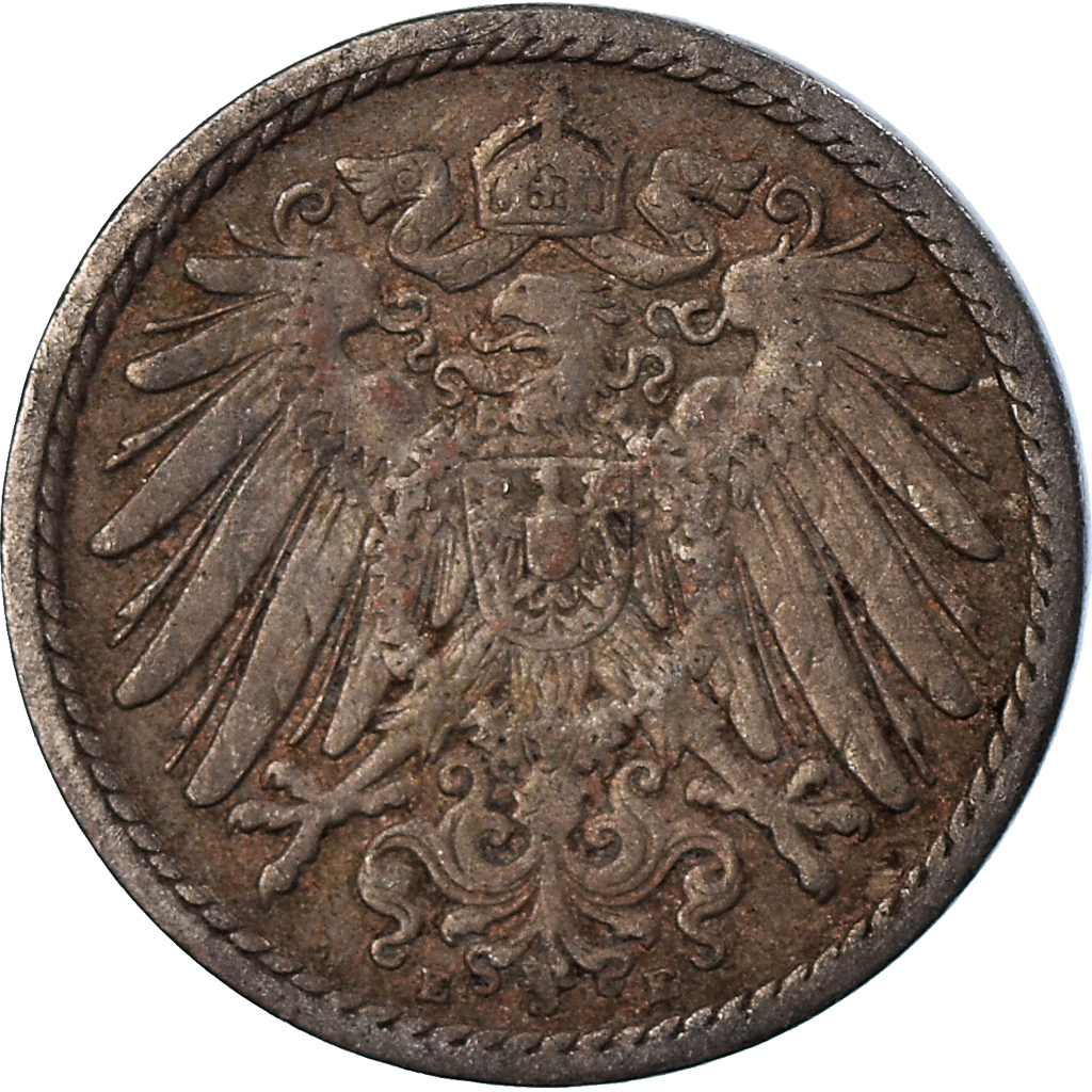Coin, GERMANY - EMPIRE, 5 Pfennig, 1899