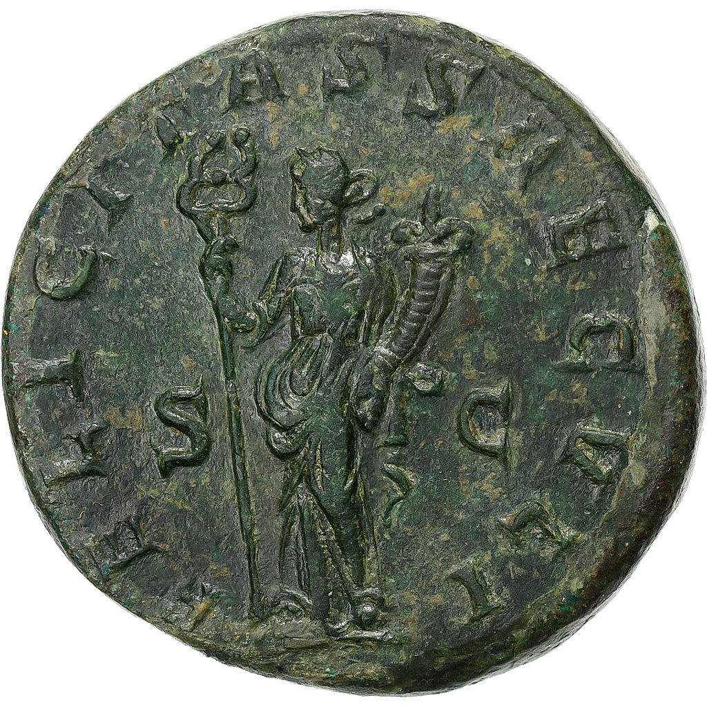 Trajan Decius, Double Sestertius, 249-251, Rome, Bronze, , RIC:115a