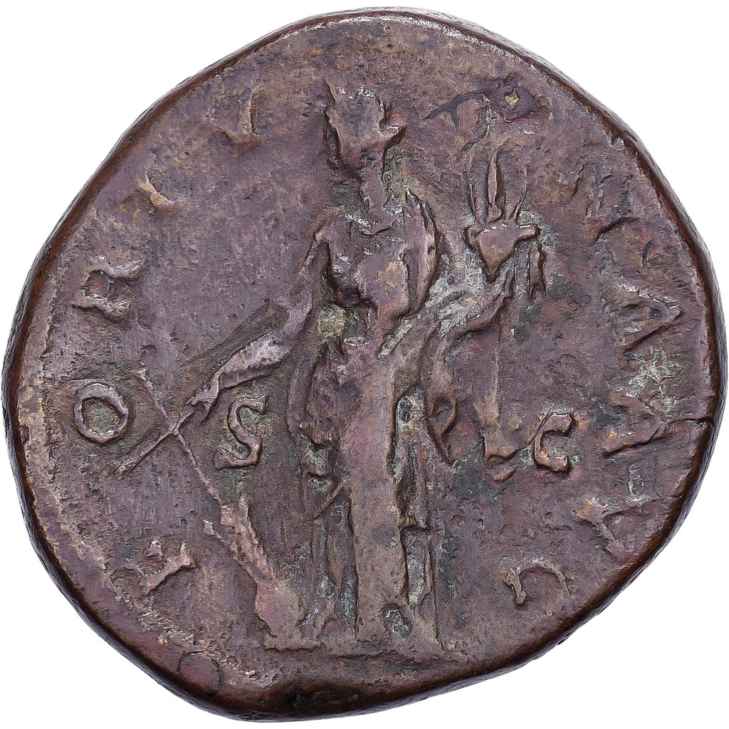 Hadrian, As, 137-138, Rome, Bronze, VF, RIC:2415
