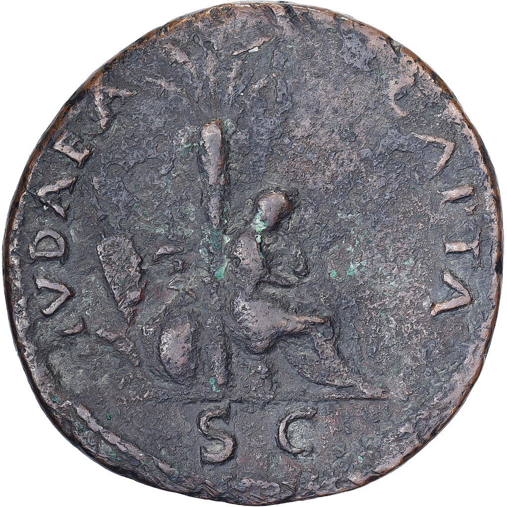 Titus, As, 77-78, Lugdunum, Bronze, , RIC:1268