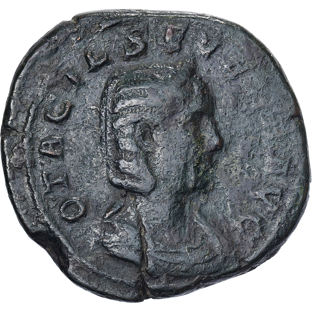 Otacilia Severa, Sestertius, 244-249, Rome, Bronze, , RIC:203