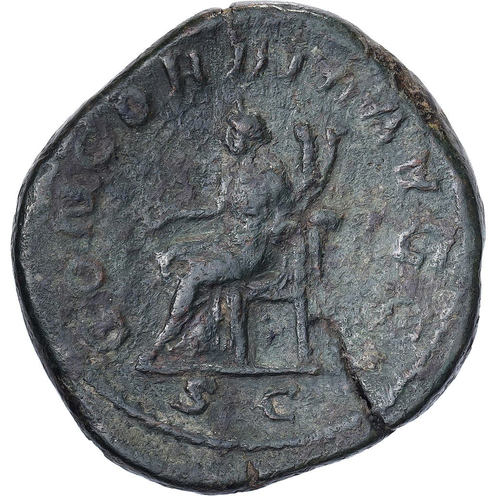 Otacilia Severa, Sestertius, 244-249, Rome, Bronze, , RIC:203