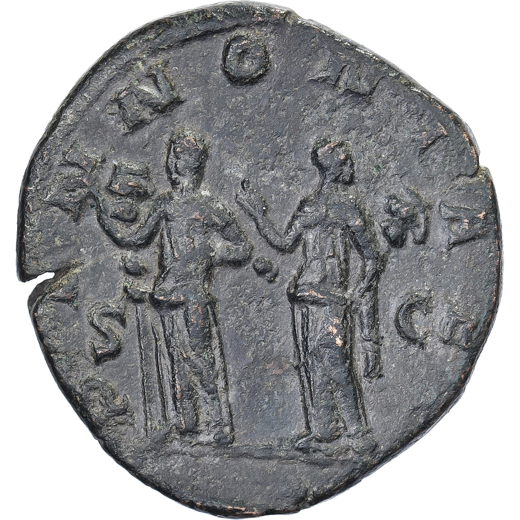 Trajan Decius, As, 249-251, Rome, Bronze, , RIC:124