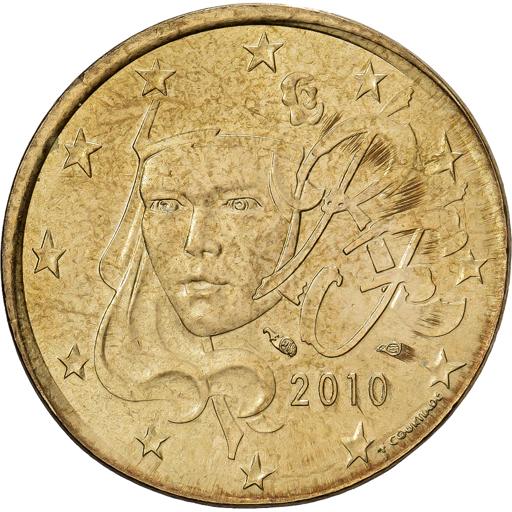 France, 5 Centimes, Erreur de métal, 2011, MDP, SUP