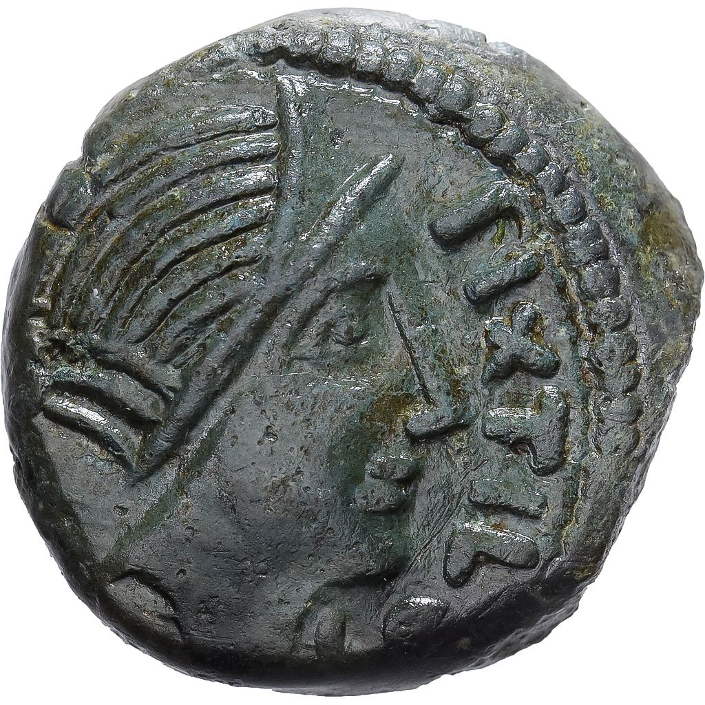 Carnutes, Bronze PIXTILOS à l'oiseau, 40-30 BC, Bronze, AU