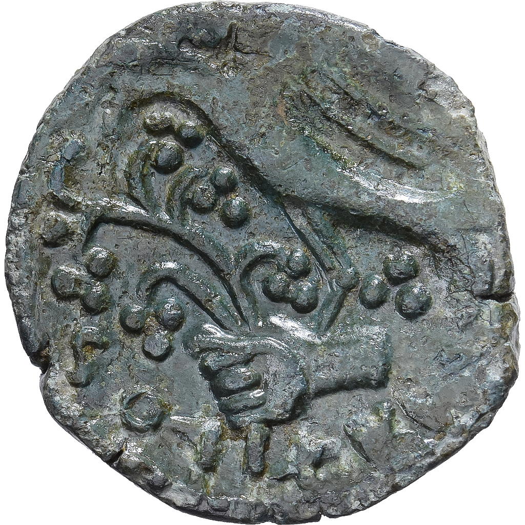 Carnutes, Bronze PIXTILOS à l'oiseau, 40-30 BC, Bronze, AU