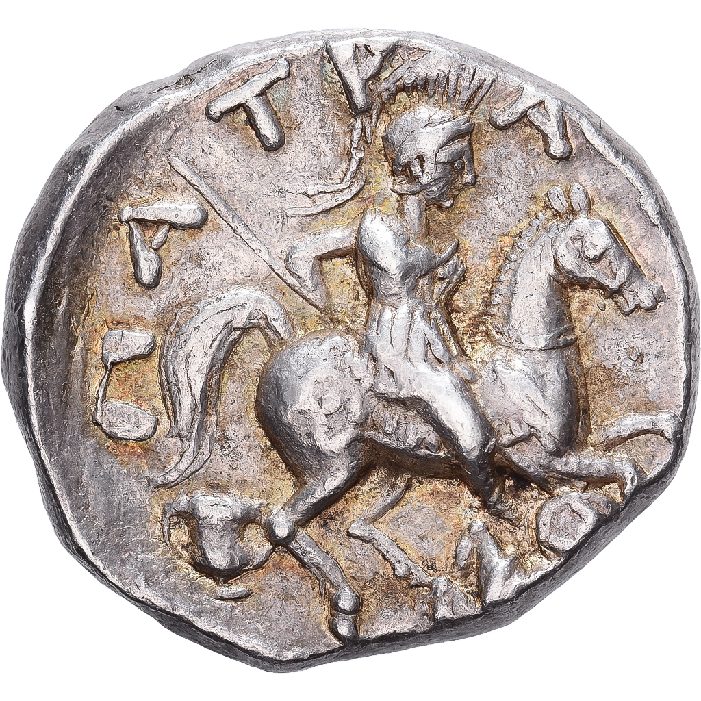 Paeonia, Tetradrachm, 335-315 BC, Patraos, Silver, AU, HGC:3.1-148