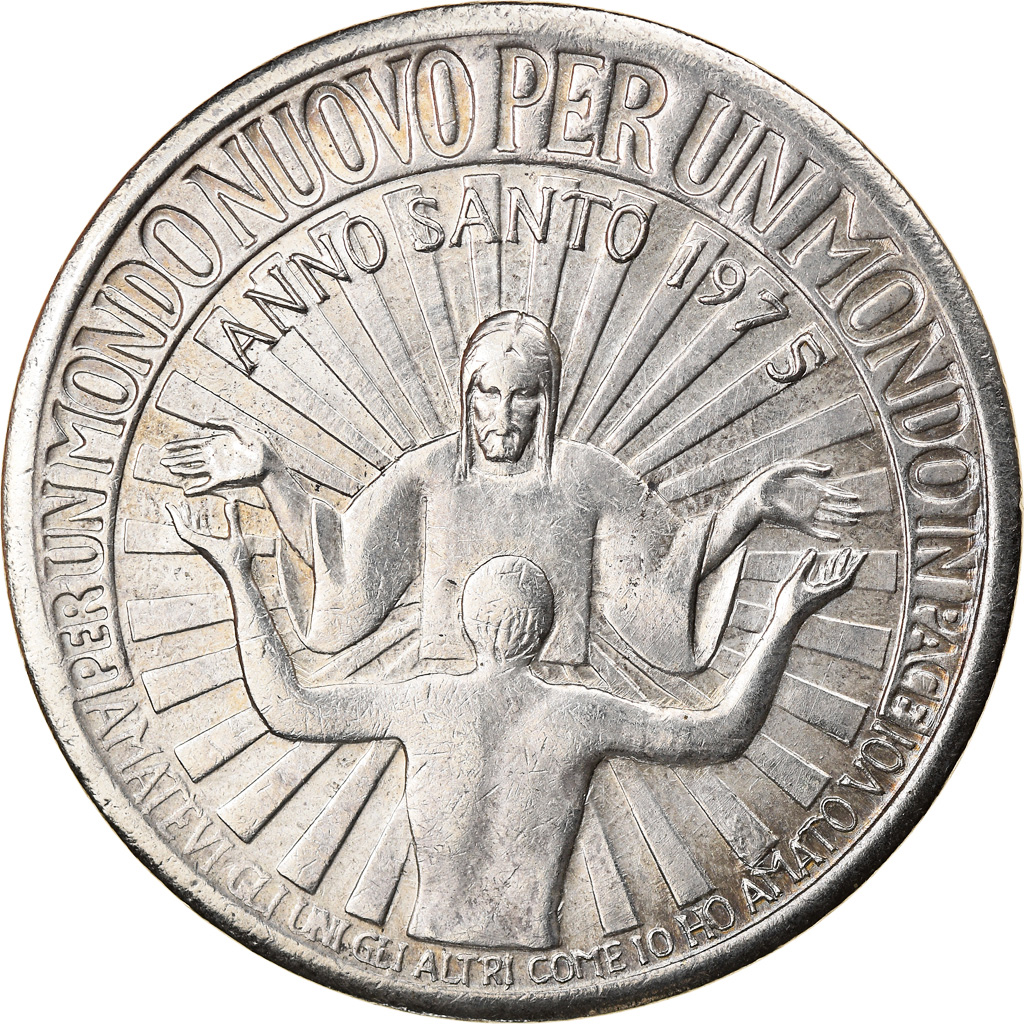 Vatican, Medal, Année Sainte, La Paix, Religions & beliefs, 1975, 