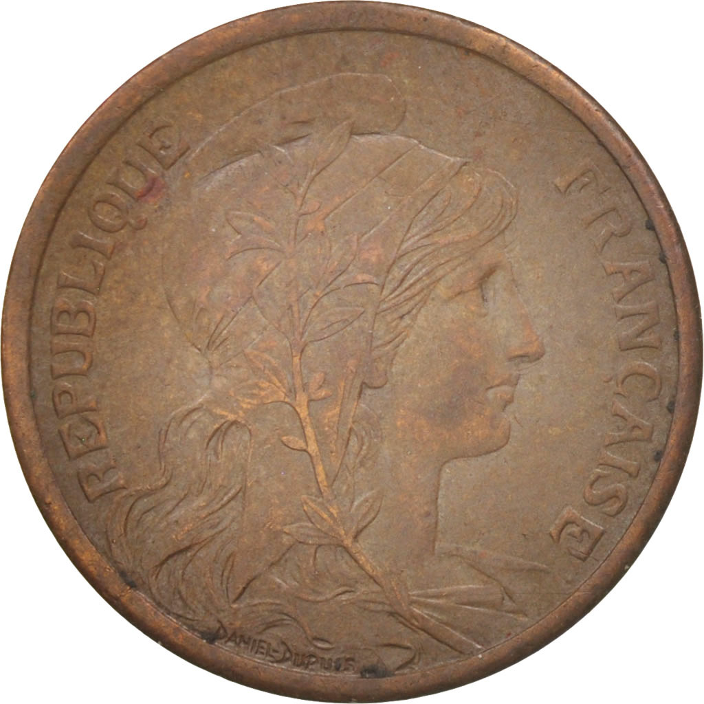 Coin, France, Dupuis, 2 Centimes, 1909, Paris, , Bronze, KM:841